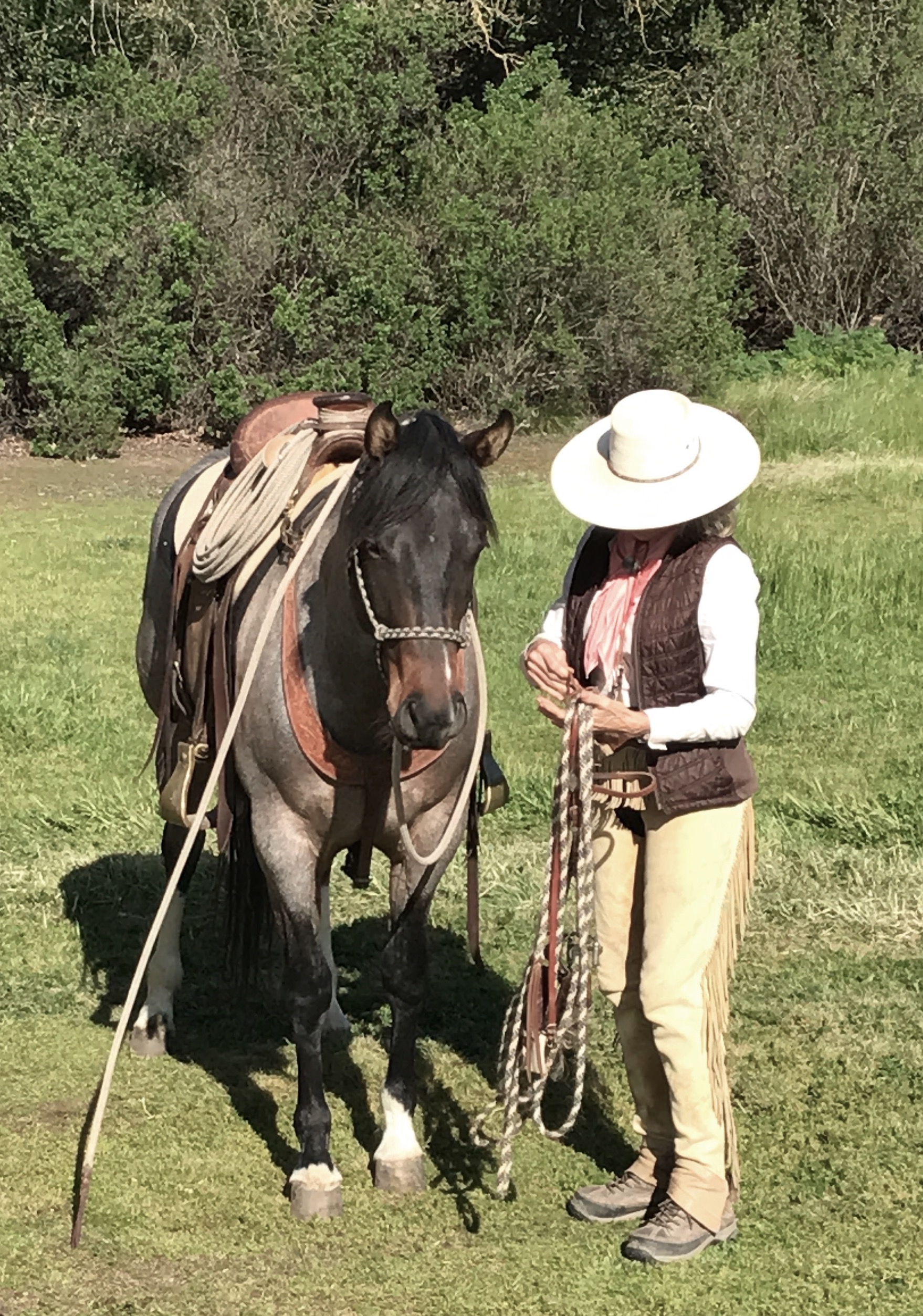 Bonnie with Ray Hunt